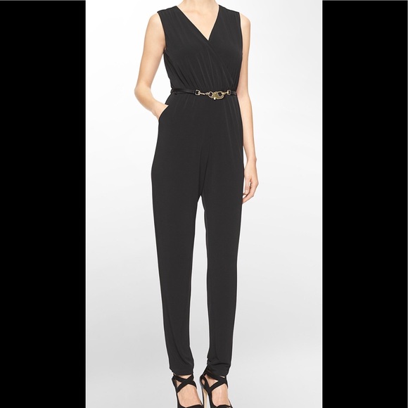 calvin klein black women's jumpsuit